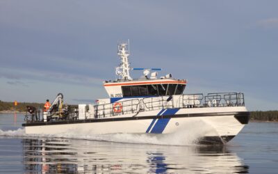 RV15E patrol boat delivered