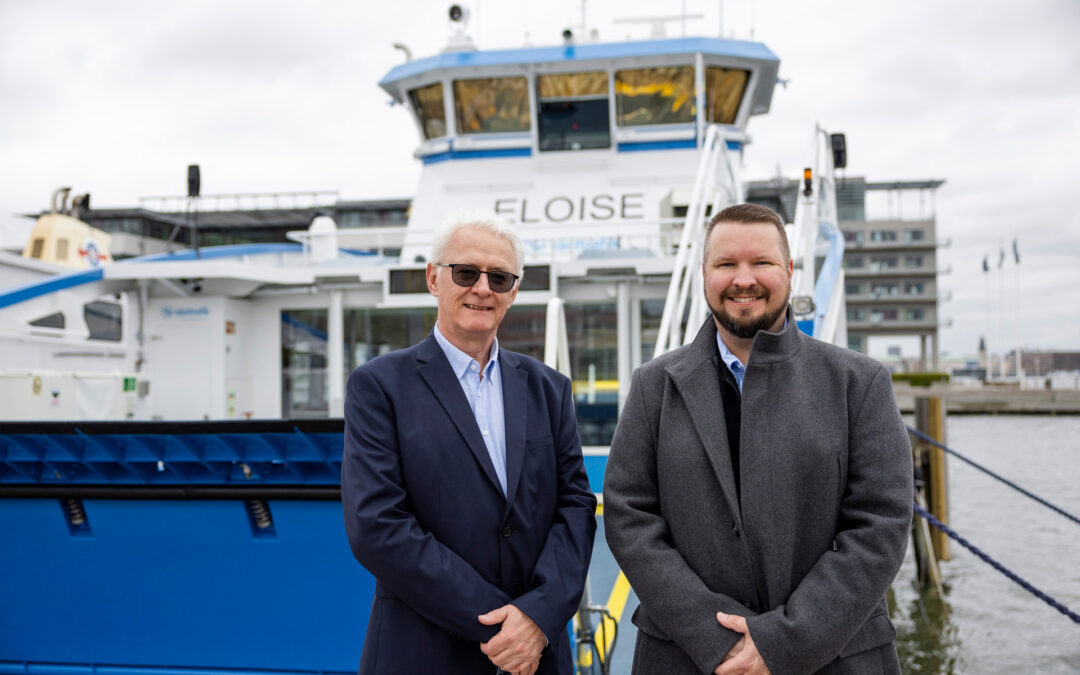 The electric hybrid ferry Eloise